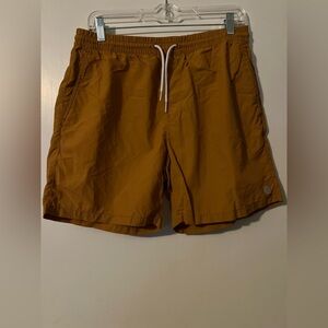 Empyre Floater Dark Khaki/Mustard Colored Shorts size M